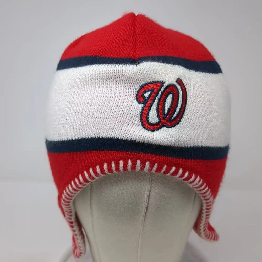 Associated Premium Washington Nationals MLB Beanie Red White One Size Coca-Cola